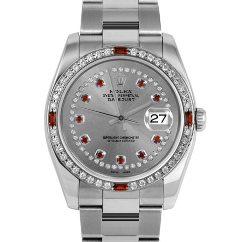 Rolex Datejust 36mm | 116234-SLT-STRR-4RBY-OYS