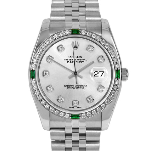 Rolex Datejust 36mm | 116234-SLV-DIA-AM-4EMD-JBL