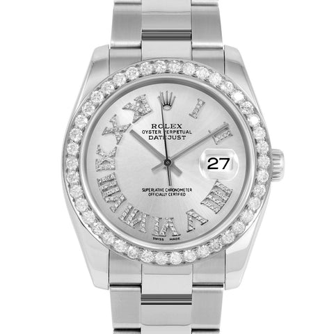 Rolex Datejust 36mm | 116234-SLV-FDR-25CT-OYS