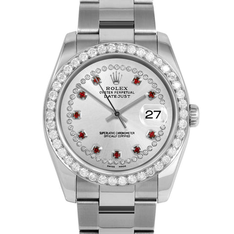 Rolex Datejust 36mm | 116234-SLV-STRR-25CT-OYS