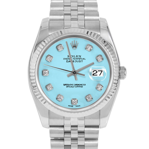 Rolex Datejust 36mm | 116234-TRQ-DIA-AM-FLT-JBL