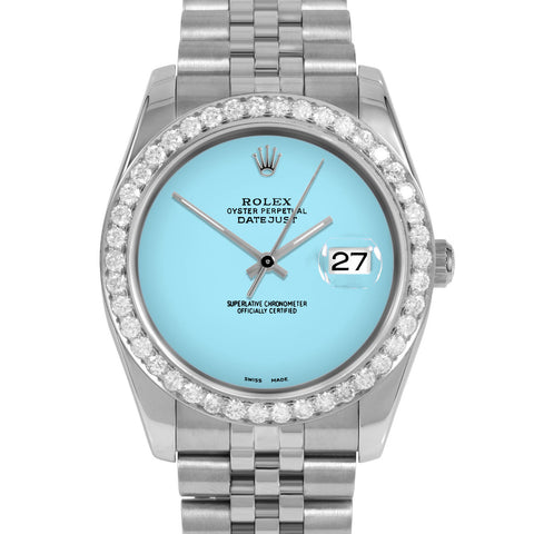 Rolex Datejust 36mm | 116234-TRQ-NOHM-25CT-JBL