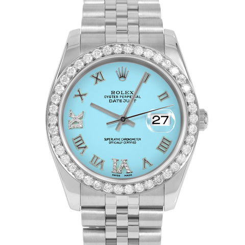 Rolex Datejust 36mm | 116234-TRQ-RDR69-25CT-JBL