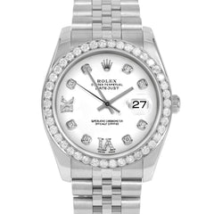 Rolex Datejust 36mm | 116234-WHT-8DR69-25CT-JBL