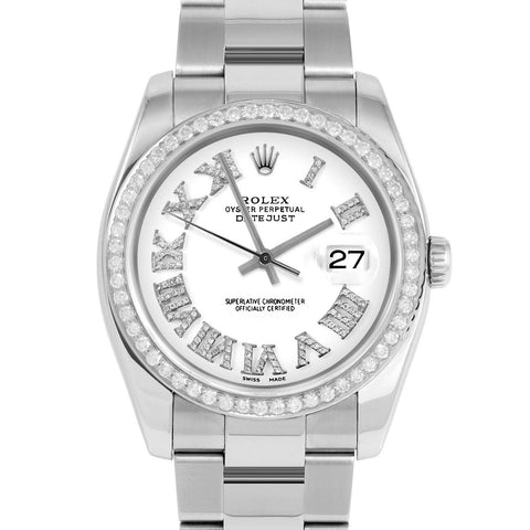 Rolex Datejust 36mm | 116234-WHT-FDR-BDS-OYS