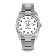 Rolex Datejust 36mm | 116234-WHT-RBY-AM-FLT-OYS