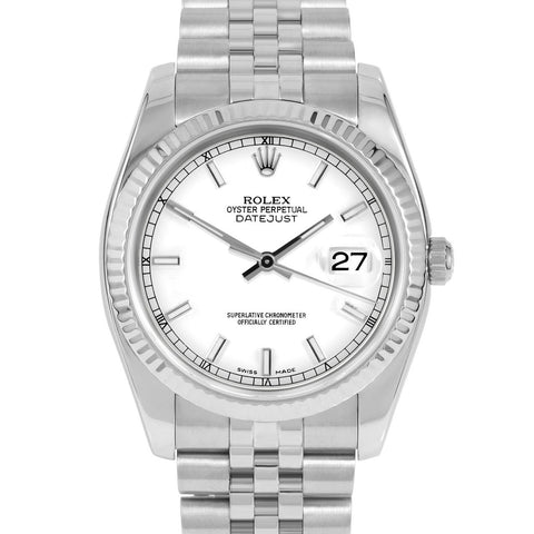 Rolex Datejust 36mm | 116234-WHT-STK-FLT-JBL