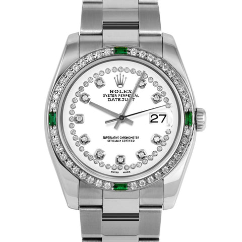 Rolex Datejust 36mm | 116234-WHT-STRD-4EMD-OYS