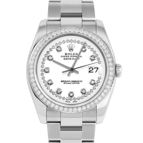 Rolex Datejust 36mm | 116234-WHT-STRD-BDS-OYS