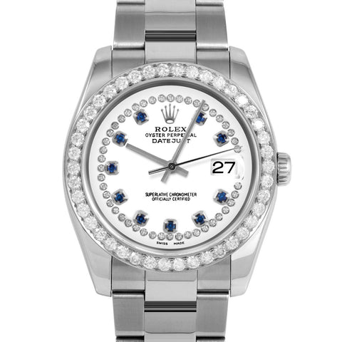 Rolex Datejust 36mm | 116234-WHT-STRS-25CT-OYS