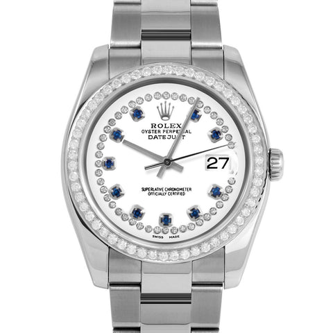 Rolex Datejust 36mm | 116234-WHT-STRS-BDS-OYS