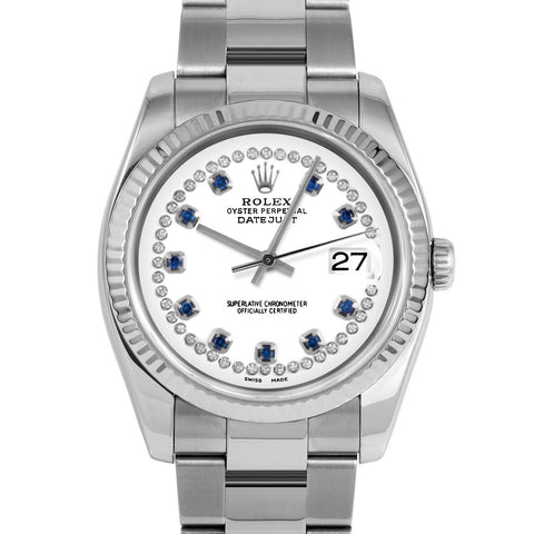 Rolex Datejust 36mm | 116234-WHT-STRS-FLT-OYS