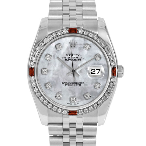 Rolex Datejust 36mm | 116234-WMOP-DIA-AM-4RBY-JBL