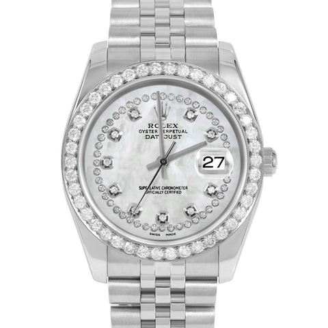 Rolex Datejust 36mm | 116234-WMOP-STRD-25CT-JBL