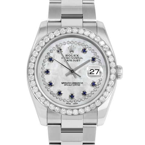 Rolex Datejust 36mm | 116234-WMOP-STRS-25CT-OYS