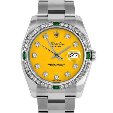 Rolex Datejust 36mm | 116234-YLW-DIA-AM-4EMD-OYS