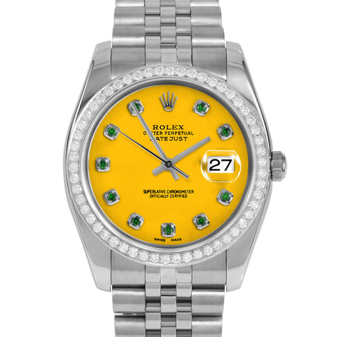 Rolex Datejust 36mm | 116234-YLW-EMD-AM-BDS-JBL