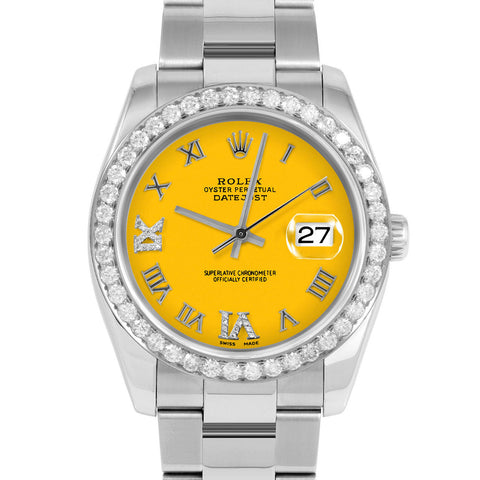 Rolex Datejust 36mm | 116234-YLW-RDR69-25CT-OYS