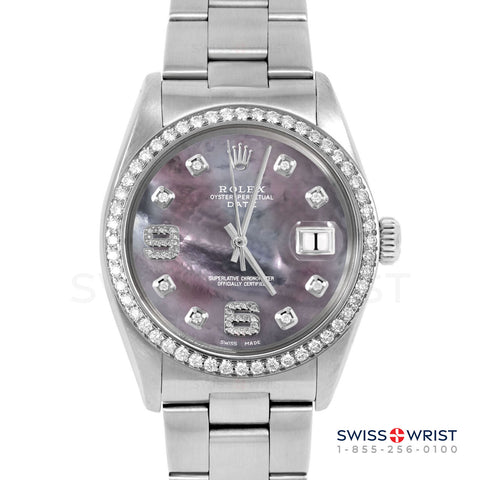 Rolex Date 34mm | 1500-SS-BMOP-8DA69-BDS-OYS