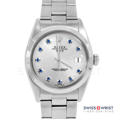 Rolex Date 34mm | 1500-SS-SLV-SPH-AM-SMT-OYS