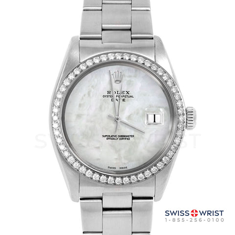 Rolex Date 34mm | 1500-SS-WMOP-NOHM-BDS-OYS