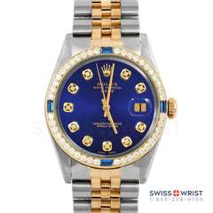 Rolex Date 34mm | 1500-TT-BLU-DIA-AM-4SPH-JBL