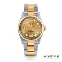 Rolex Date 34mm | 1500-TT-CHM-8DA69-FLT-OYS