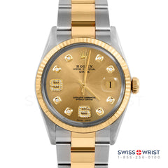 Rolex Date 34mm | 1500-TT-CHM-8DA69-FLT-OYS