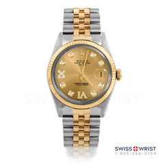 Rolex Date 34mm | 1500-TT-CHM-8DR69-FLT-JBL