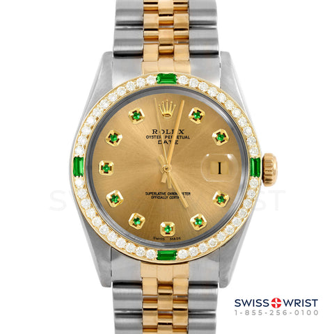 Rolex Date 34mm | 1500-TT-CHM-EMD-AM-4EMD-JBL