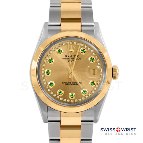 Rolex Date 34mm | 1500-TT-CHM-STRE-SMT-OYS