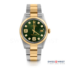 Rolex Date 34mm | 1500-TT-GRN-8DA69-FLT-OYS