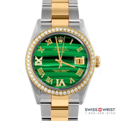 Rolex Date 34mm | 1500-TT-MLC-RDR69-BDS-OYS