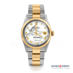 Rolex Date 34mm | 1500-TT-MRB-ROM-FLT-OYS