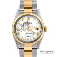 Rolex Date 34mm | 1500-TT-MRB-ROM-FLT-OYS