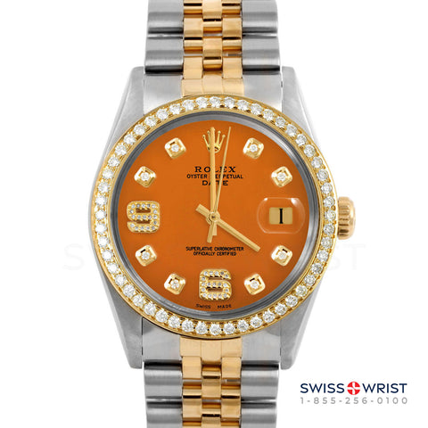 Rolex Date 34mm | 1500-TT-ORN-8DA69-BDS-JBL