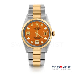 Rolex Date 34mm | 1500-TT-ORN-8DA69-FLT-OYS