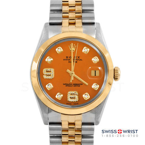 Rolex Date 34mm | 1500-TT-ORN-8DA69-SMT-JBL