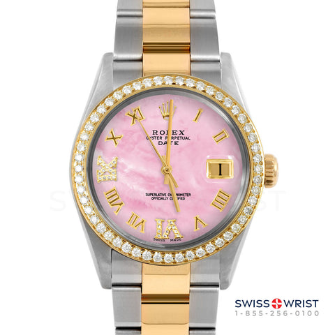 Rolex Date 34mm | 1500-TT-PMOP-RDR69-BDS-OYS