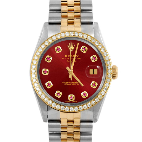 Rolex Date 34mm | 1500-TT-RED-RBY-AM-BDS-JBL