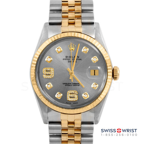 Rolex Date 34mm | 1500-TT-SLT-8DA69-FLT-JBL