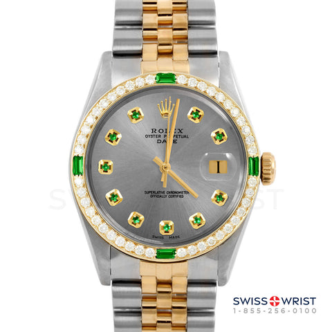 Rolex Date 34mm | 1500-TT-SLT-EMD-AM-4EMD-JBL