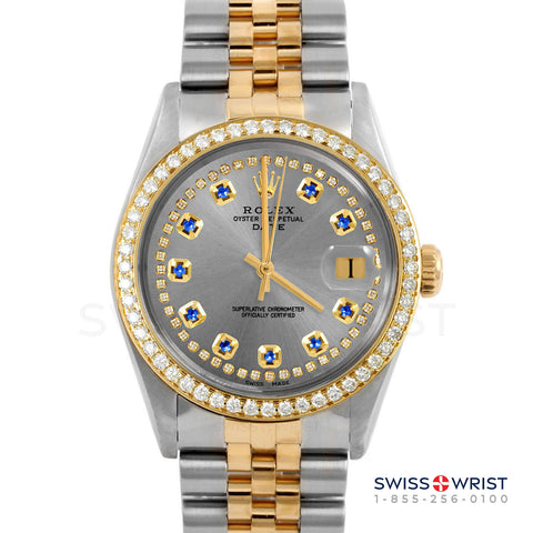 Rolex Date 34mm | 1500-TT-SLT-STRS-BDS-JBL