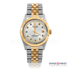 Rolex Date 34mm | 1500-TT-SLV-STRS-SMT-JBL