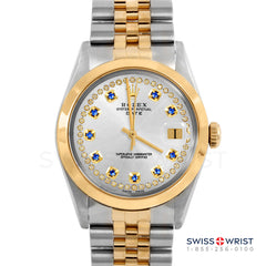 Rolex Date 34mm | 1500-TT-SLV-STRS-SMT-JBL