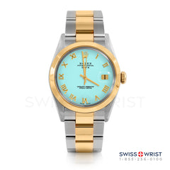Rolex Date 34mm | 1500-TT-TRQ-ROM-SMT-OYS