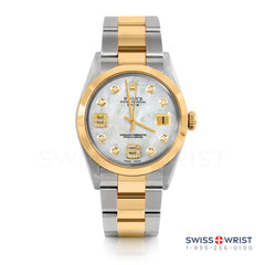Rolex Date 34mm | 1500-TT-WMOP-8DA69-SMT-OYS