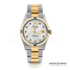 Rolex Date 34mm | 1500-TT-WMOP-SPH-AM-4SPH-OYS