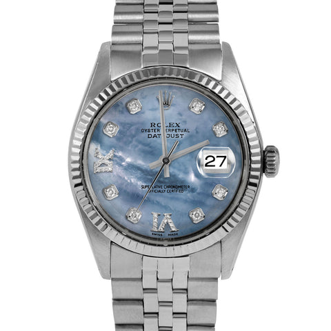 Rolex Datejust 36mm | 1601-SS-BLMOP-8DR69-FLT-JBL