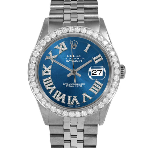 Rolex Datejust 36mm | 1601-SS-BLU-FDR-25CT-JBL